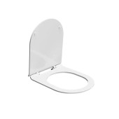 Kerama Marazzi Plaza Сиденье для унитаза универсальное с комплектом крепежей, цвет: белый глянцевый. KMDP.seat.00\WHT