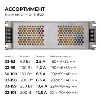 Блок питания Apeyron Electrics 03-159-8