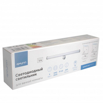Подсветка для зеркала Apeyron Electrics 12-19-6