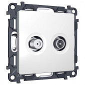 ТВ-розетка и SAT-розетка оконечная без рамки Ambrella Volt MA MA133310