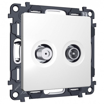 ТВ-розетка и SAT-розетка оконечная без рамки Ambrella Volt MA MA133310