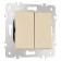 Выключатель двухклавишный без рамки Arte Milano 203 203.30-2.shampan