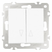 Выключатель для жалюзи без рамки Arte Milano 206 206.38-2.white
