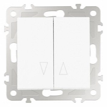 Выключатель для жалюзи без рамки Arte Milano 206 206.38-2.white