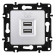 Розетка USB, без рамки Arte Milano am-217 217.46-1.silver
