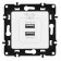 Розетка USB, без рамки Arte Milano am-217 217.46-1.white