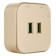 Розетка 2xUSB на треке Arte Milano Am-track-sockets 380022TS/USBx2 Gold