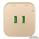 Розетка 2xUSB на треке Arte Milano Am-track-sockets 380022TS/USBx2 Gold