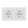 Розетка с заземлением и со шторкой Arte Milano SET16-2 SET16-2-40-1x2 white
