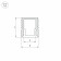 Профиль встраиваемый Arlight SL-MINI-8-2000 ANOD 019322
