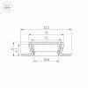 Профиль встраиваемый Arlight MIC 041824