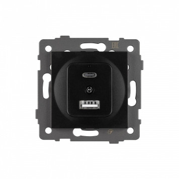 Механизм розетки 2хUSB type A и C Arlight SCT 049838-1