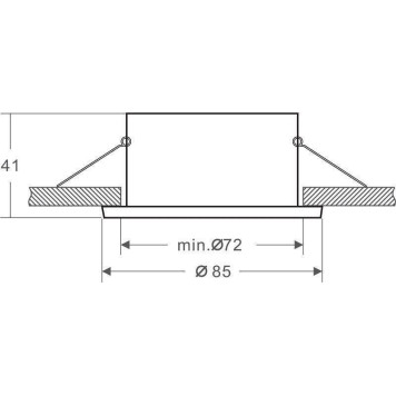 Встраиваемый светильник Deko-Light Mizar 110010-1