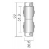 Вставка антискользящая для профиля Deko-Light D Line 710015