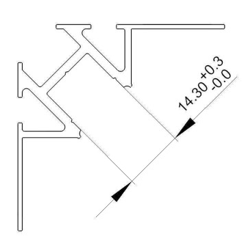 Профиль накладной Deko-Light EV-01-12 975371-1
