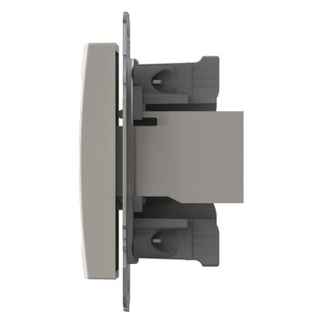 Розетка двойная RJ-12 и Ethernet RJ-45, без рамки Elbi Eleсtriс Zena Vega 609-010200-249-2