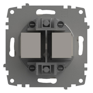 Розетка двойная RJ-12 и Ethernet RJ-45, без рамки Elbi Eleсtriс Zena Vega 609-010200-249-3