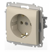 Розетка с заземлением, без рамки Elbi Eleсtriс Zena Vega 609-010300-217