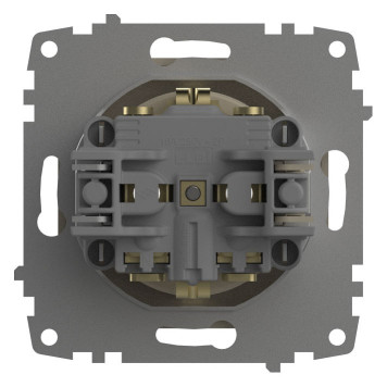 Розетка с заземлением, без рамки Elbi Eleсtriс Zena Vega 609-010300-217-3