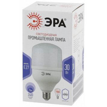 Лампа светодиодная Эра Стандарт LED POWER T100-30W-6500-E27-8
