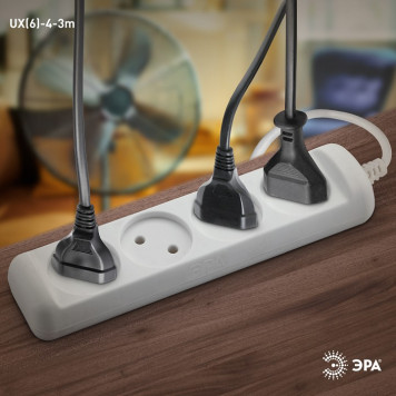 Удлинитель Эра UX(6)-4-3m-1