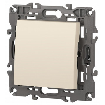 Выключатель одноклавишный без рамки Эра Эра Elegance 14-1111-02-4