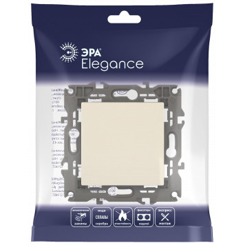 Выключатель одноклавишный без рамки Эра Эра Elegance 14-1111-02-6