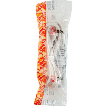 Провод электрический Эра UX-ШВВП-2x0,75-1,8m-W-3