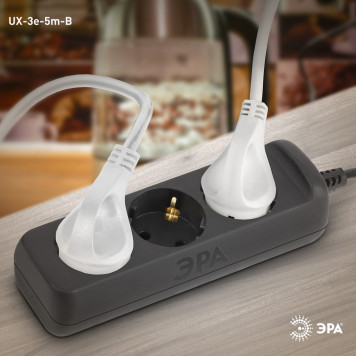 Удлинитель Эра UX-3e-5m-B-4