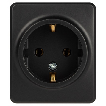 Розетка с заземлением и со шторкой Эра Эра Эксперт 11-2203-05-1