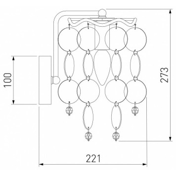 Бра Bogate apos;s Bolla 334/1 (319/1)-2