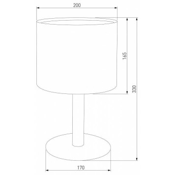 Настольная лампа декоративная TK Lighting Deva 5217 Deva White-1