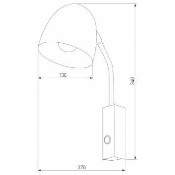 Бра TK Lighting Soho 4167 Soho Black-1