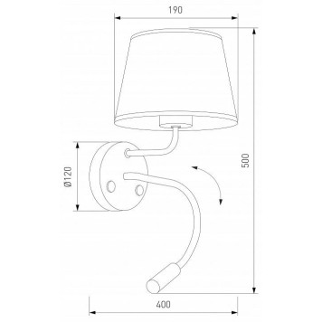 Бра с подсветкой TK Lighting Maja 10081 Maja-3