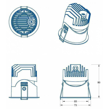 Встраиваемый светильник Fiberli 1005 12130604-3