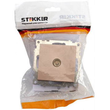 ТВ-розетка без рамки Stekker Катрин 39600-2