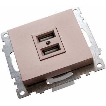 Розетка USB, без рамки Stekker Катрин 39602-1