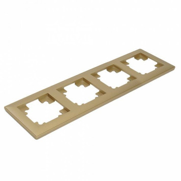 Рамка на 4 поста Stekker PFR00-7004-08 49609-1