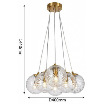 Подвесная люстра Favourite Elica 4056-6P-2