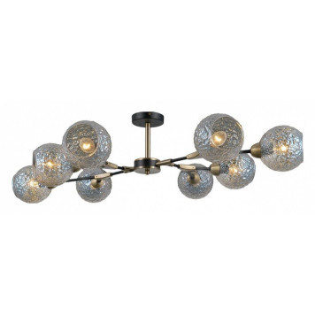 Люстра на штанге ILLUMICO IL0253-8CSQ-79 BK AB