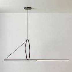 Подвесной светильник Imperiumloft Suspension Cercle Et Trait – Graphite Satine 40.1282-0