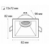 Встраиваемый светильник Italline M01-1011 M01-1011 white