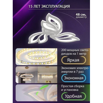 Потолочная люстра Natali Kovaltseva LED LAMPS 81426-4