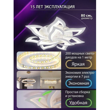 Потолочная люстра Natali Kovaltseva OLIMP LED SMART 84005-4