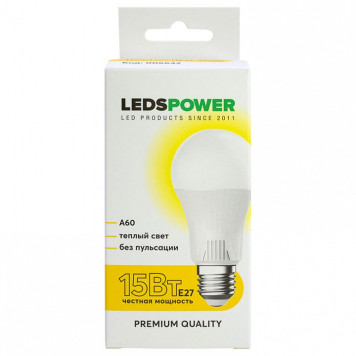 Лампа светодиодная LEDS POWER A60 006642-1