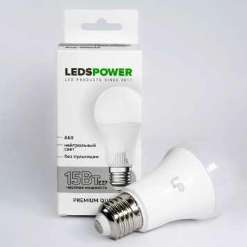 Лампа светодиодная LEDS POWER A60 006659-3