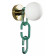 Бра Loft it Chain 10128W Green