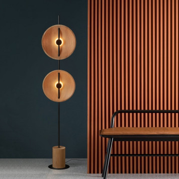 Торшер Loft it Wood 10451F-2