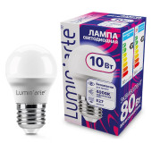 Лампа светодиодная Luminarte  E27 10Вт 4000K LSTD-G45-10W4KE27