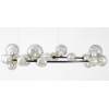 Подвесная люстра LUMINA DECO MERIDO LDP 7033-24 BK+GY